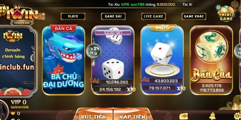 App iWin giúp người chơi dễ dàng khi truy cập cổng game