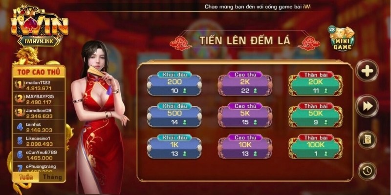 iWinClub sở hữu giao diện game bài hiện đại, trực quan 