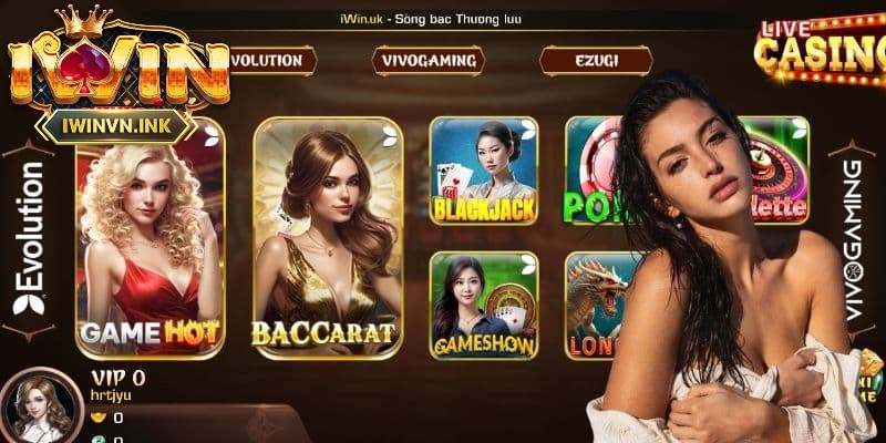 Game casino online Iwin Club nhiều điểm hấp dẫn